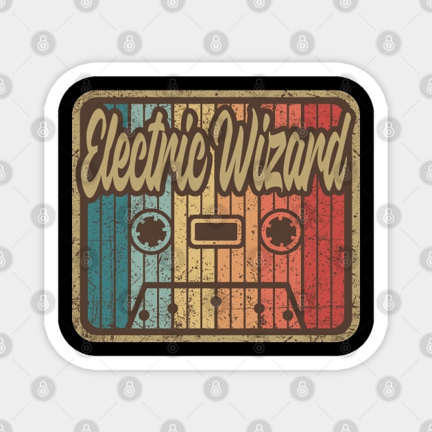 Electric Wizard Vintage Cassette Magnet by penciltimes