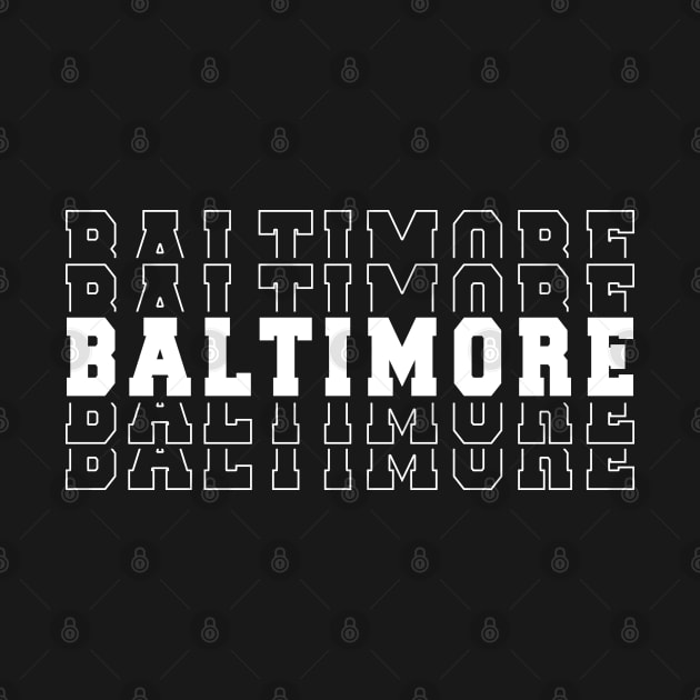 Baltimore city Maryland Baltimore MD by TeeLogic