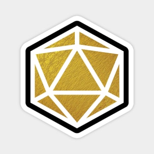 D20 Decal Badge - Coinage Magnet