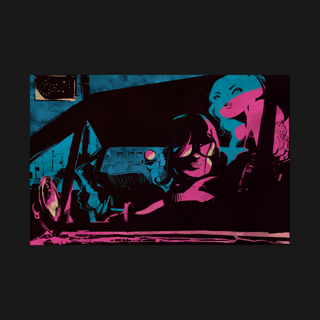 neon angels t shirt