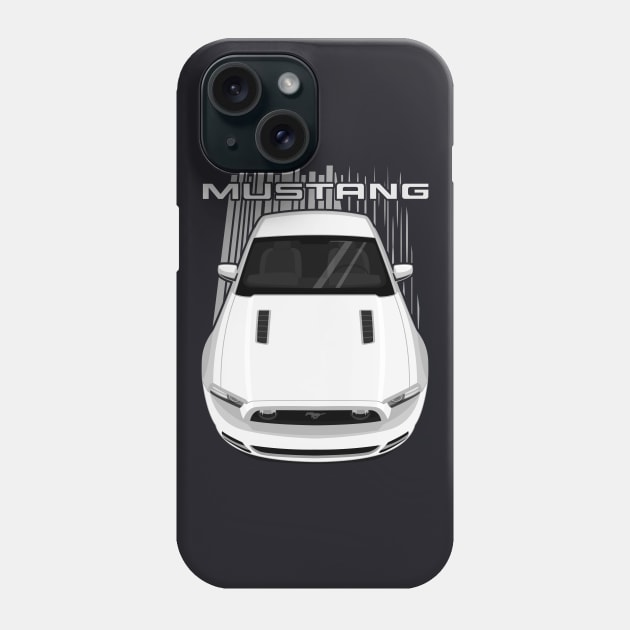 Mustang GT 2013 to 2014 - White Phone Case by V8social