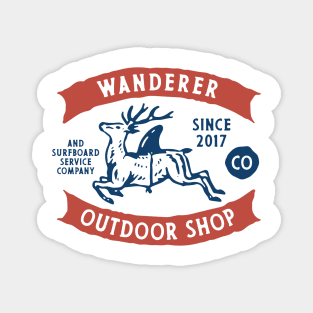 Wanderer Outdoor Shop Magnet