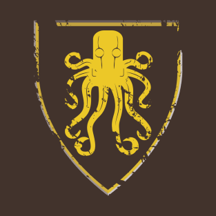 Gold Kraken Cracked Sigil T-Shirt