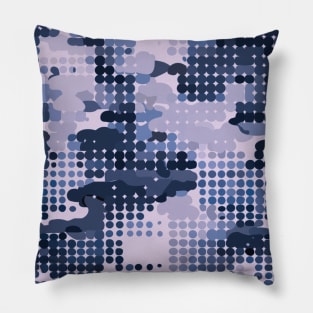 HieroThyme Greenleaf Purple camouflage G0001-c Pillow