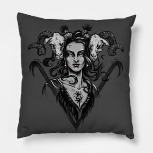 Zodiac Aries girl Pillow