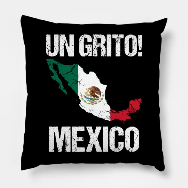 Un Grito Mexico, Mexican Music, Norteno, Funny Mexican Pillow by jmgoutdoors