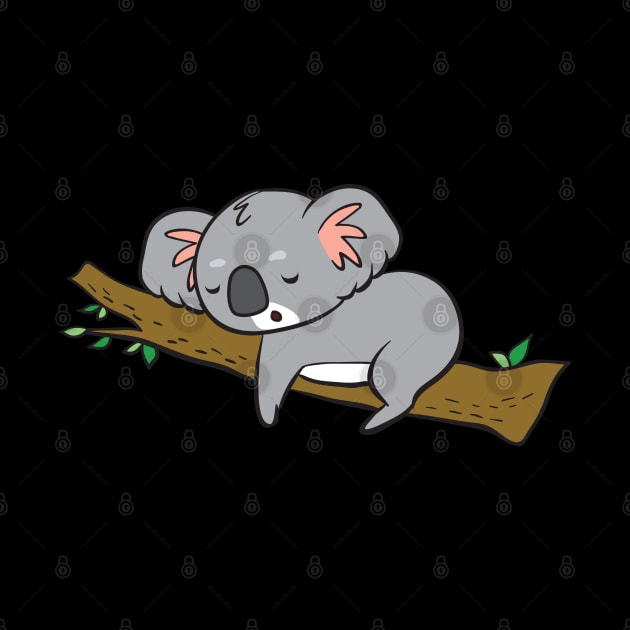 Koala - on tree, sleeping by theanimaldude