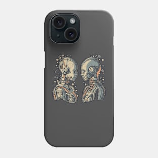 Two cyborgs in love - Love is love Phone Case