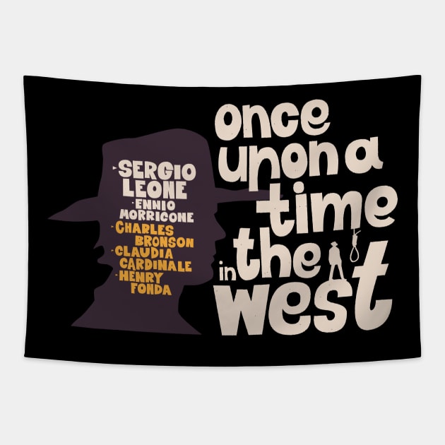 Serenade of the Spaghetti Western: Tribute to Once Upon a Time in the West Tapestry by Boogosh