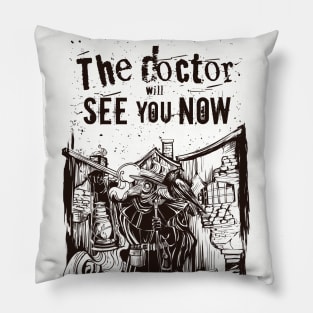 Plague Doctor Pillow