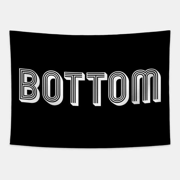 BOTTOM Tapestry by SquareClub