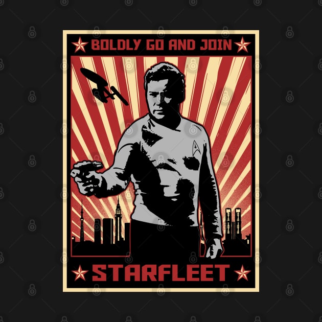 STAR TREK - Propaganda poster by ROBZILLA