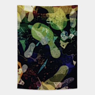 Colorful modern abstraction Tapestry