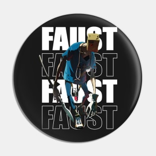 Faust Guilty Gear Strive (white line) Pin