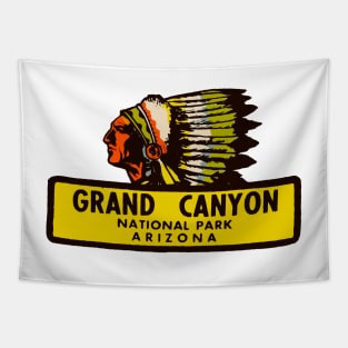 Vintage Grand Canyon Decal Tapestry