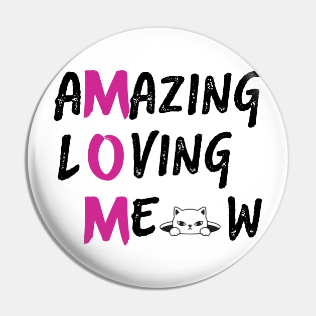 Mother day - Meow Pin by UnderDesign