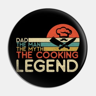 Dad, the man, the myth, the cooking legend; cook; dad that cooks; father; gift for dad; gift for father; gift; man; male cook; chef; father's day gift; Christmas gift for dad; Pin