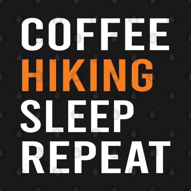 Coffee Hiking Sleep Repeat Outdoor Adventure by Uniqueify