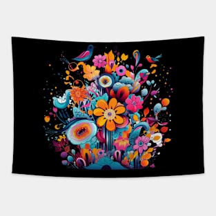 A Whimsical Garden Tapestry