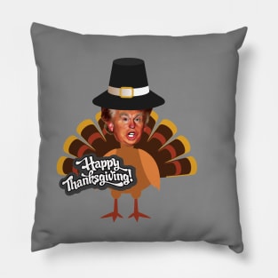 donald trump thanksgiving turkey Pillow