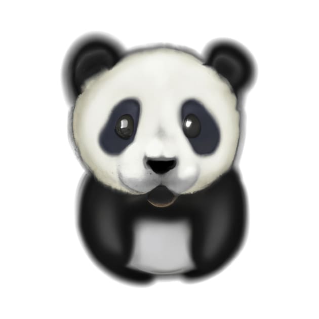 Cute Panda Drawing by Play Zoo