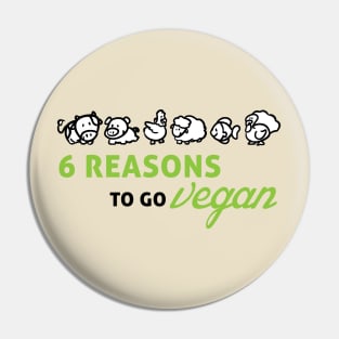 6 reasons to go vegan Pin