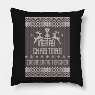 Merry Christmas ENGINEERING TEACHER Pillow