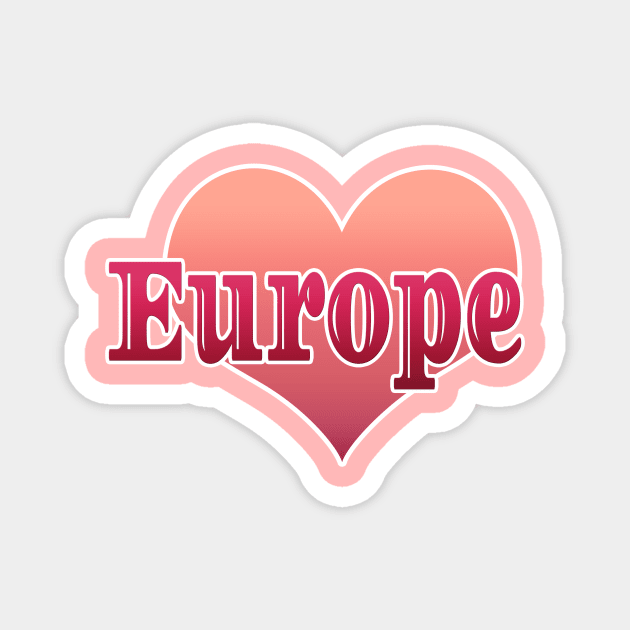 Europe Magnet by Creative Has