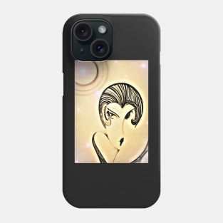 starburst flapper mod girl, Jackie Smith ,House of Harlequin Phone Case