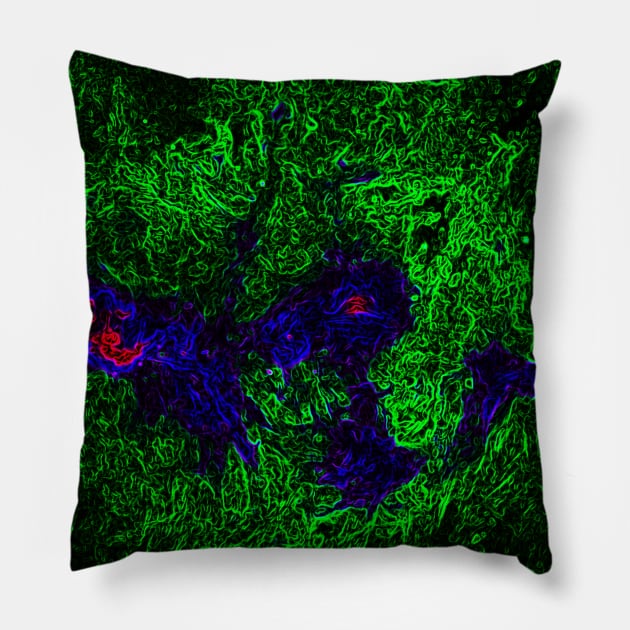 Black Panther Art - Glowing Edges 347 Pillow by The Black Panther