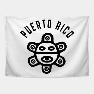 Puerto Rico Sol Taino Boricua Puerto Rican Indian Symbols Tapestry