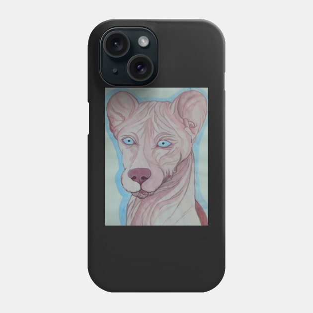 Hairless Weasel Phone Case by TrapperWeasel