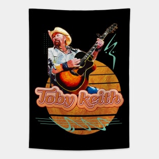 Toby keith \\ Retro Art Tapestry