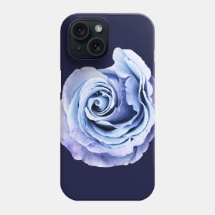 Blue Rose Art Cutout Phone Case