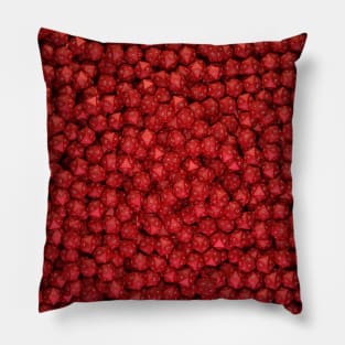 Red D20 Pillow