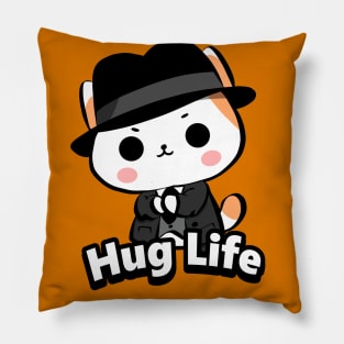 Hug Life Cat Pillow