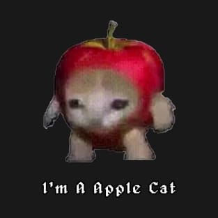 Apple Cat From Happy MEME T-Shirt