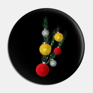 Christmas Tree lights Decorations Pin