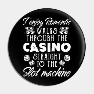 Romantic Walks Casino Slot Machine Design Pin