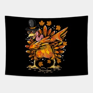 Happy Thanksgiving Turkey Dinosaur Turkey Turkey Thanksgiving Tapestry