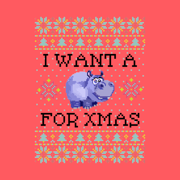 I Want a Hippopotamus For Christmas by RobinBobbinStore