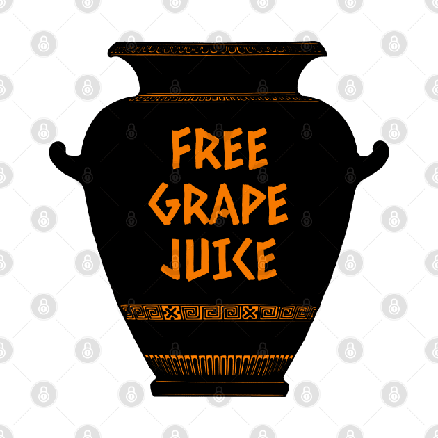 Ancient Greece Red Figure Vase Free Grape Juice Greek Wine by LegitHooligan