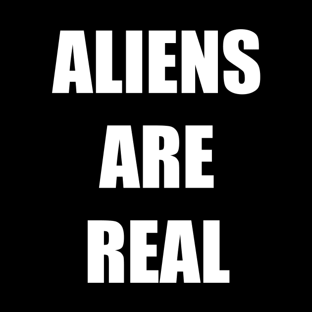 Aliens are Real by Nerdlight Shop