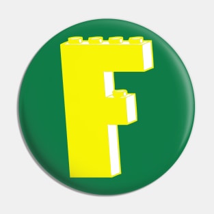 THE LETTER F Pin