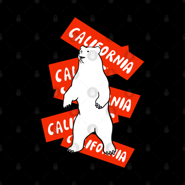 California Cute Artsy Bear by isstgeschichte