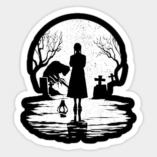 THING T. Thing Hand Character From the ADDAMS Wednesday Family Hand Drawing  Halloween Spooky Fall Character Sticker -  Norway