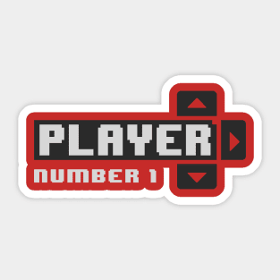 Player 2 Sticker for Sale by toodystark