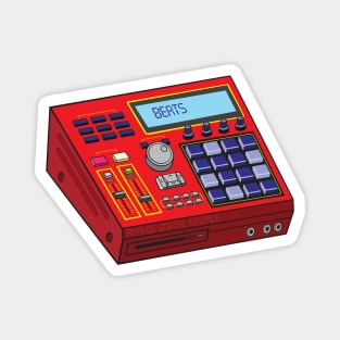 Beat Maker (Red + Cosmic Cobalt Colorway) Analog / Music Magnet