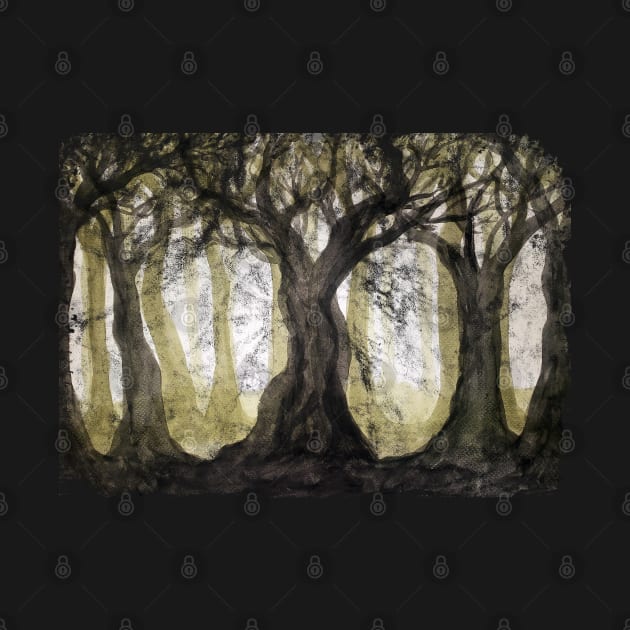 Spooky Forest Distressed by Pinkazoid