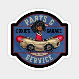 Dachshund's Garage Magnet